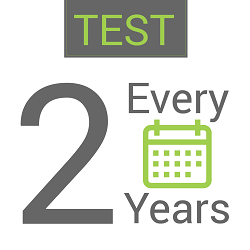 Test every 2 years